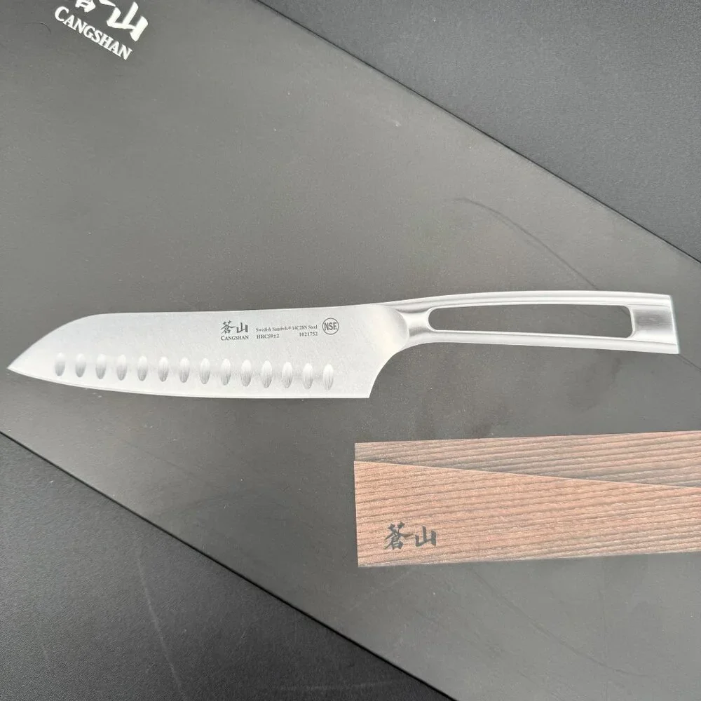 Cangshan TN1 Series 7-Inch Santoku Knife & Sheath Set